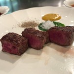 ステーキ＆ワイン オクソン - 熊本産黒毛和牛ﾍﾚ