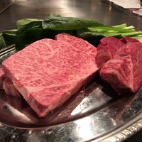 ステーキ＆ワイン オクソン - 宮崎牛ｻｰﾛｲﾝ＆熊本産黒毛和牛ﾍﾚ