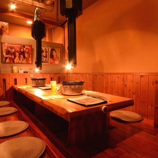 ❤Semi-private seating is popular among girls' parties. Staying long at the Horigotatsu is also good!