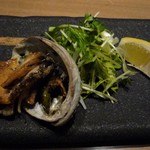 鉄板焼 摩天楼 - ④あわびの鉄板焼