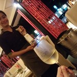Soya Cafe - バリ美女の手配で白ワイン