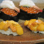 富久鮨 - ウニの握り最高！