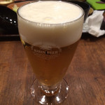 洋食屋 カーネリアン - グラスビール