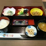 湯～とぴあ宝 オープンカフェ - 和朝食　６８０円