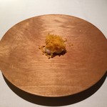 自家製のカラスミと聖護院蕪