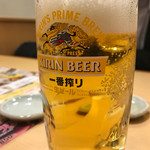 天丼てんや - 天ぷらビールセット580円