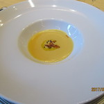 安納芋のクリームスープ