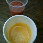 近江屋洋菓子店 - みかんジュースと苺ジュース