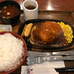 なるみ - Wチーズハンバーグステーキ定食