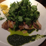 メキシポン - パクチーのジェノベーゼ風ソース旨し