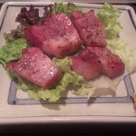 やきとん ひょっとこ - 厚切りベーコン焼き(2011/1/7)