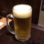 さ竹 - 生ビール150円 グラスビール位かな...