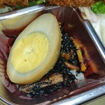 肉のマルタケ - 味玉＆ひじき