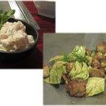 テッペン。 - エビぽてサラダ＆ホソ焼き