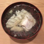 うを徳 - お椀（あら汁）