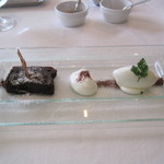 グランシェール 葉山庵 - とろける食感のガトーショコラ ミルクアイスと共に