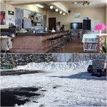 レストハウスかしわ - 店舗内観/広い駐車場