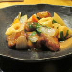 Washoku Wasake Kiwami - 豚肉とレンコンの黒酢あんかけ