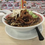 肉汁麺ススム - 丼の形状、量感