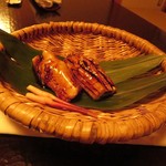 あさば - 穴子黒米寿し