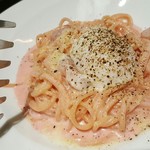 ESOLA - ピンクカルボナーラ(桜の季節限定)