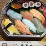寿司栄 - 上握り寿司2100円