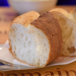 Ru Kontowa Ru Okushitan - メインの前に、いただいたパン。これが美味しい。