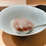 寿しの吉乃 - トマトと玉葱すりおろし