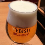 YEBISUBAR - 華みやびヱビスビール（680円）