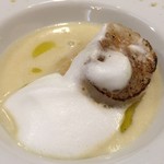 リストランテ ラ チャウ - ホタテの味が濃厚で美味しかったです。