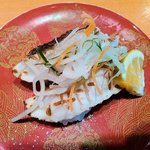 真鯛のあぶりは塩で頂きます。