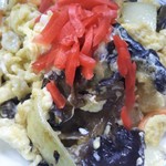 鶴亀 - きくらげと玉子炒め ５００円(税込)(2017年3月10日撮影)