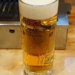 焼肉 治郎丸 - 「生ビール ドライプレミアム」