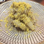 アレグロ コン ブリオ - ホワイトアスパラと鶏ささみの蕗の薹マヨネーズ和え