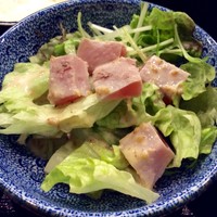 鯖とか烏賊とか真とか - ランチのマグロサラダ。