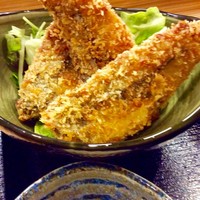 鯖とか烏賊とか真とか - ランチの鯖のフライ。