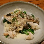 わをん - メダイのポワレ　えび入クリームソース