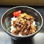 麺処 晴 - '17.03[限定]牛すじ丼
