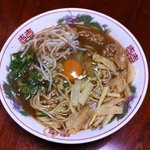 広東 - 2011年1月11日、18:54:02持ち帰りラーメン自宅にて