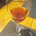 トラットリア ダイ パエサーニ - ザクロのリキュール　￥サーヴィス