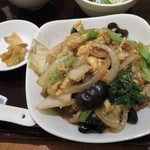 中国料理 百楽 - 玉子と豚肉の野菜炒め