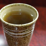 炭焼うなぎ ひつまぶし藤城 - 温かいお茶を最後に頂きます