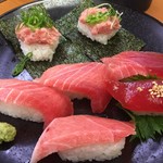 スシロー - 近海マグロづくし 980円
