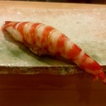 東麻布 天本 - クルマエビ(豊後水道)