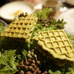 イレテテュヌフワ - 2017.03 山菜のピッツエル：サワークリーム