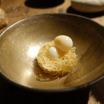 イレテテュヌフワ - 2017.03 うずら卵のトリュフソース：今や定番♪