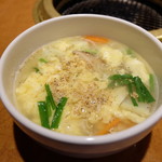 高麗苑 - 卵スープ