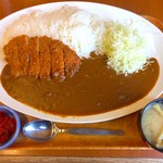 いちばん食堂 - とんかつカレー 並盛り 900円