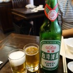 點水樓 - まずは台湾ビールから・・・