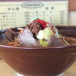 Ichiban - すり鉢に入った 一番ラーメンを横から